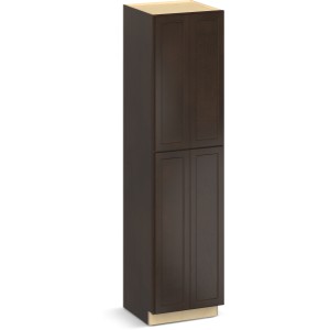 RELIABILT Parkstone II Tall Cabinet, Espresso Stained, 24" W, 4 Doors, Fully Assembled - 641134 | Lowe's Pro Supply